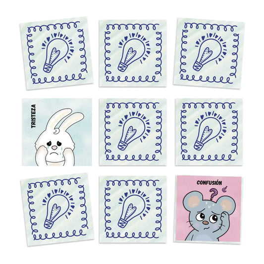 Memorice Siente y Adivina