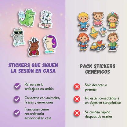 Pack de 27 stickers