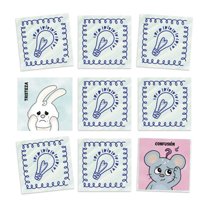 Memorice Siente y Adivina