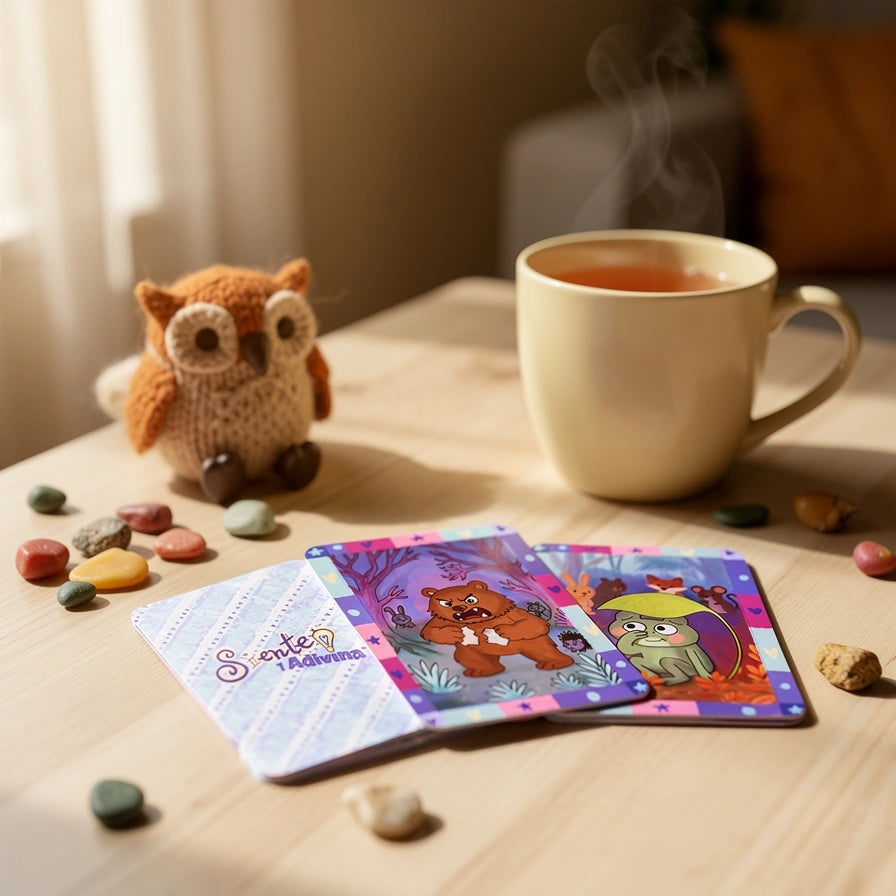 Cartas Siente y Adivina como herramienta emocional para niños