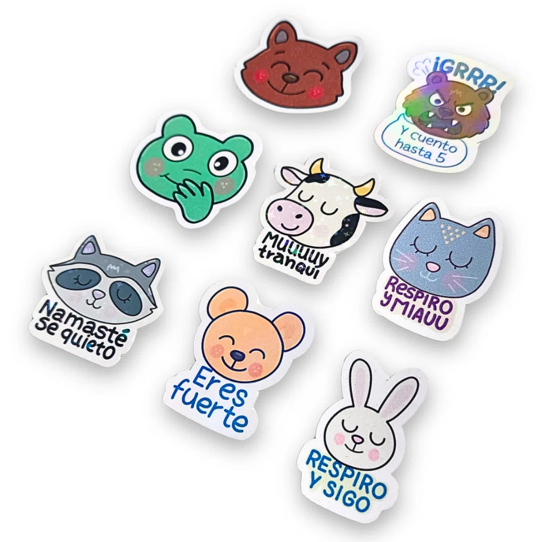 Pack de 8 stickers