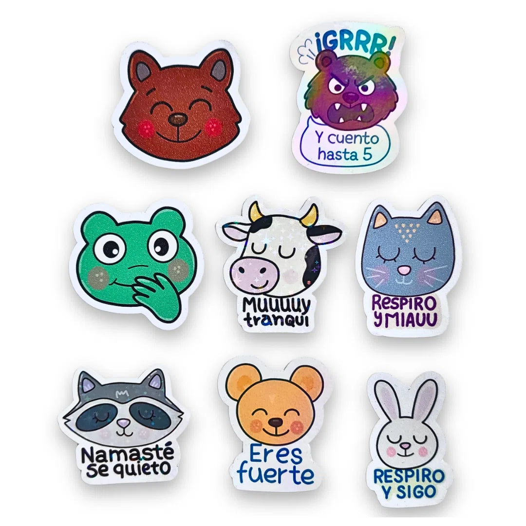 Pack de 8 stickers